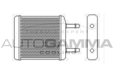 103647 AUTOGAMMA Теплообменник, отопление салона