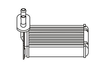 320101 WXQP Теплообменник, отопление салона
