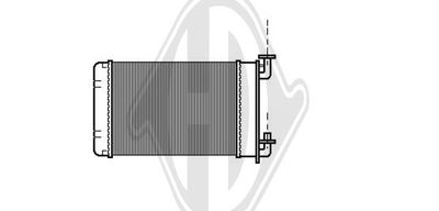 DCM1025 DIEDERICHS Теплообменник, отопление салона
