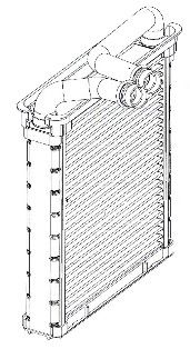 LRh18N6 LUZAR Теплообменник, отопление салона