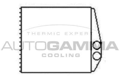 103240 AUTOGAMMA Теплообменник, отопление салона
