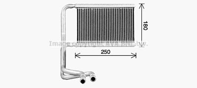 FD6693 AVA QUALITY COOLING Теплообменник, отопление салона