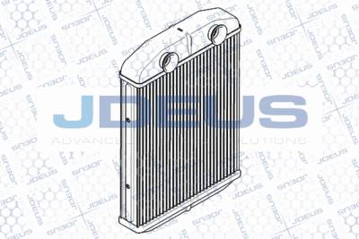 RA2111250 JDEUS Теплообменник, отопление салона