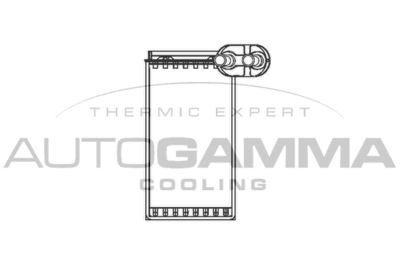 103329 AUTOGAMMA Теплообменник, отопление салона