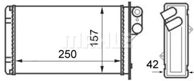 WG2180161 WILMINK GROUP Теплообменник, отопление салона