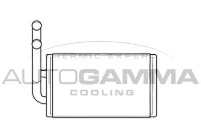 105925 AUTOGAMMA Теплообменник, отопление салона