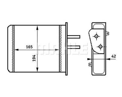 WG2180030 WILMINK GROUP Теплообменник, отопление салона