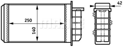 WG2180019 WILMINK GROUP Теплообменник, отопление салона