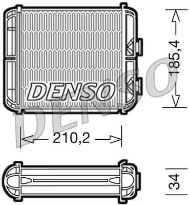 DRR20003 DENSO Теплообменник, отопление салона