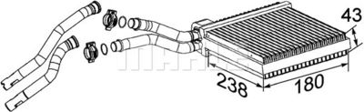 WG2180080 WILMINK GROUP Теплообменник, отопление салона