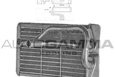 102466 AUTOGAMMA Теплообменник, отопление салона