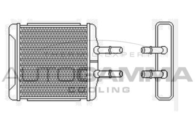 102584 AUTOGAMMA Теплообменник, отопление салона