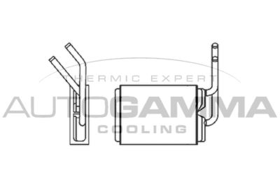 101978 AUTOGAMMA Теплообменник, отопление салона