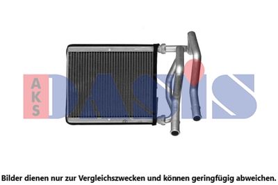 219009N AKS DASIS Теплообменник, отопление салона