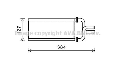 HDA6292 AVA QUALITY COOLING Теплообменник, отопление салона