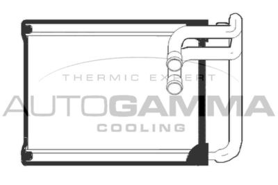 105276 AUTOGAMMA Теплообменник, отопление салона