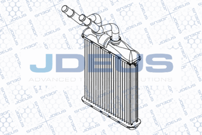 M200007A JDEUS Теплообменник, отопление салона