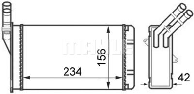 WG2180162 WILMINK GROUP Теплообменник, отопление салона