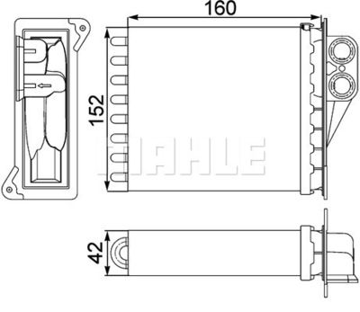 WG2180040 WILMINK GROUP Теплообменник, отопление салона