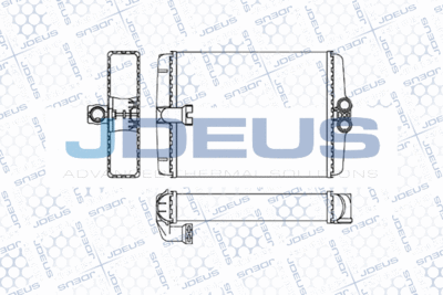217M34A JDEUS Теплообменник, отопление салона