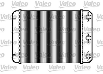 812304 VALEO Теплообменник, отопление салона