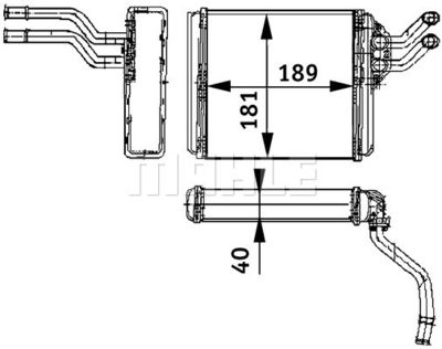 WG2180217 WILMINK GROUP Теплообменник, отопление салона