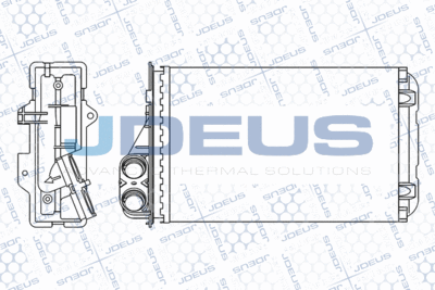 M207047A JDEUS Теплообменник, отопление салона