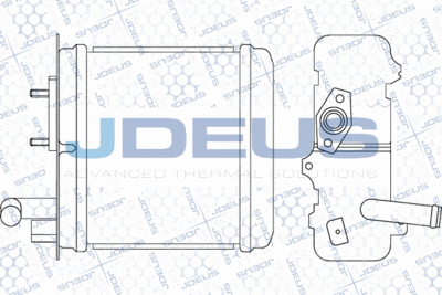228M38 JDEUS Теплообменник, отопление салона