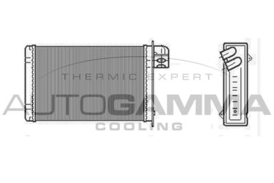 105383 AUTOGAMMA Теплообменник, отопление салона