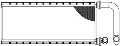 LRh2902 LUZAR Теплообменник, отопление салона