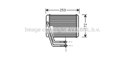 HY6144 AVA QUALITY COOLING Теплообменник, отопление салона