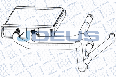 RA2140070 JDEUS Теплообменник, отопление салона