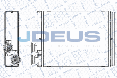 M2070090 JDEUS Теплообменник, отопление салона