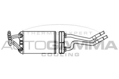 107259 AUTOGAMMA Теплообменник, отопление салона