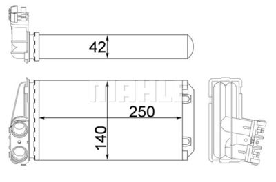 WG2180062 WILMINK GROUP Теплообменник, отопление салона