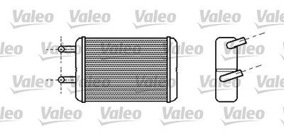 812286 VALEO Теплообменник, отопление салона