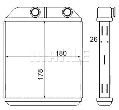 WG2180112 WILMINK GROUP Теплообменник, отопление салона