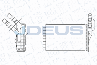 RA2230520 JDEUS Теплообменник, отопление салона