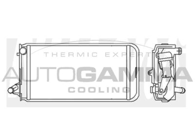 101618 AUTOGAMMA Теплообменник, отопление салона