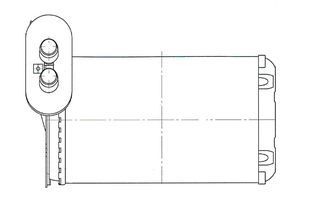 LRh1831 LUZAR Теплообменник, отопление салона