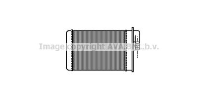 ST6010 AVA QUALITY COOLING Теплообменник, отопление салона