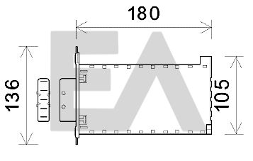 45C03003 EACLIMA Теплообменник, отопление салона