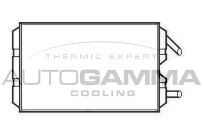 102482 AUTOGAMMA Теплообменник, отопление салона