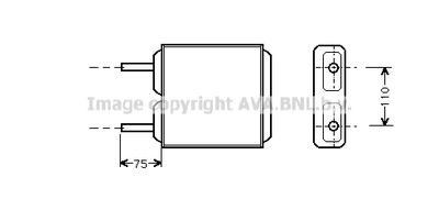 OL6094 AVA QUALITY COOLING Теплообменник, отопление салона