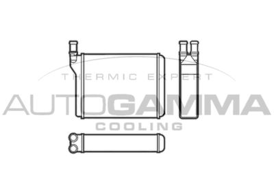 101782 AUTOGAMMA Теплообменник, отопление салона