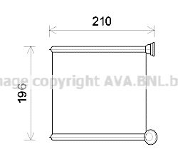 AIA6385 AVA QUALITY COOLING Теплообменник, отопление салона