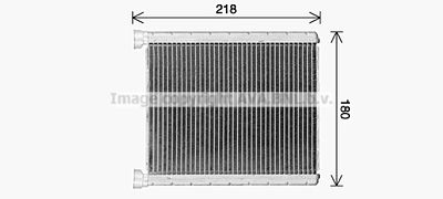 MS6763 AVA QUALITY COOLING Теплообменник, отопление салона