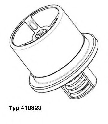 Термостат, охлаждающая жидкость HCV Wahler                410828.86D0