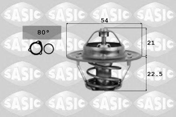 Термостат, охлаждающая жидкость Sasic                9000318