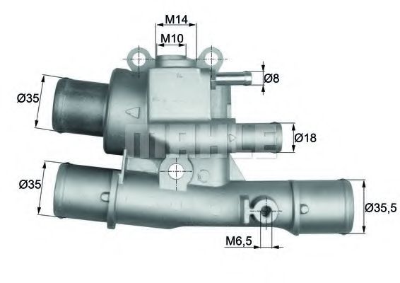 Термостат интегрированный Mahle                TI 124 88